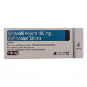 sildenafil accord 100mg film coated oral tablets
