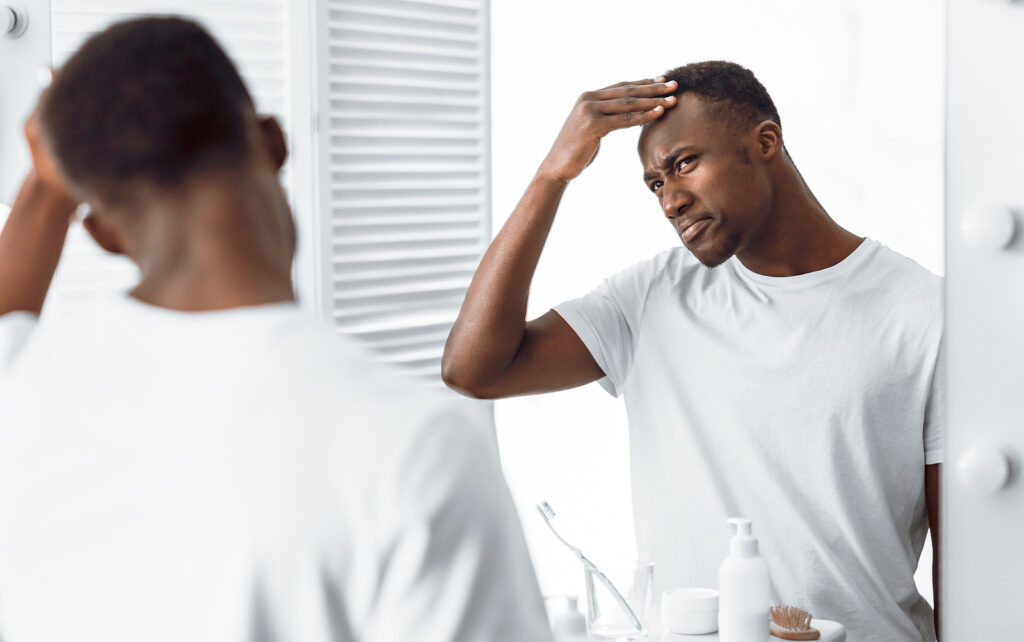 buy cheap finasteride - Male-Pattern Baldness Looking In Mirror In Bathroom